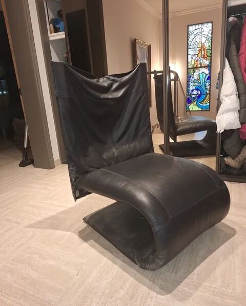 Fauteuil cuir Ligne Roset 150 Albi (81)