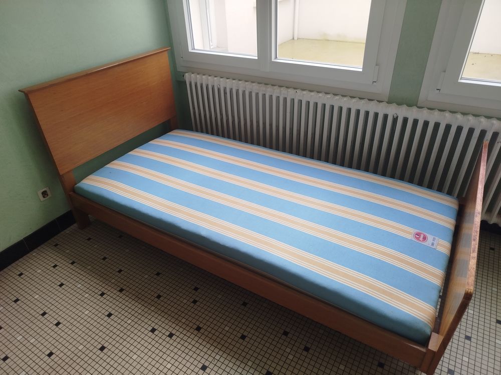 Lit + sommier (90 x 190 cm) Meubles