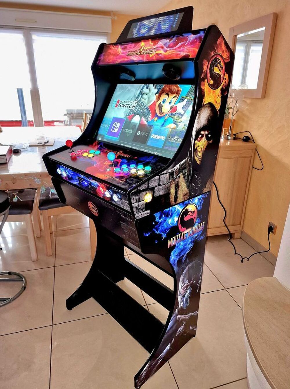 borne arcade neuve &eacute;cran 27 " stickers mortal kombat Consoles et jeux vid�os