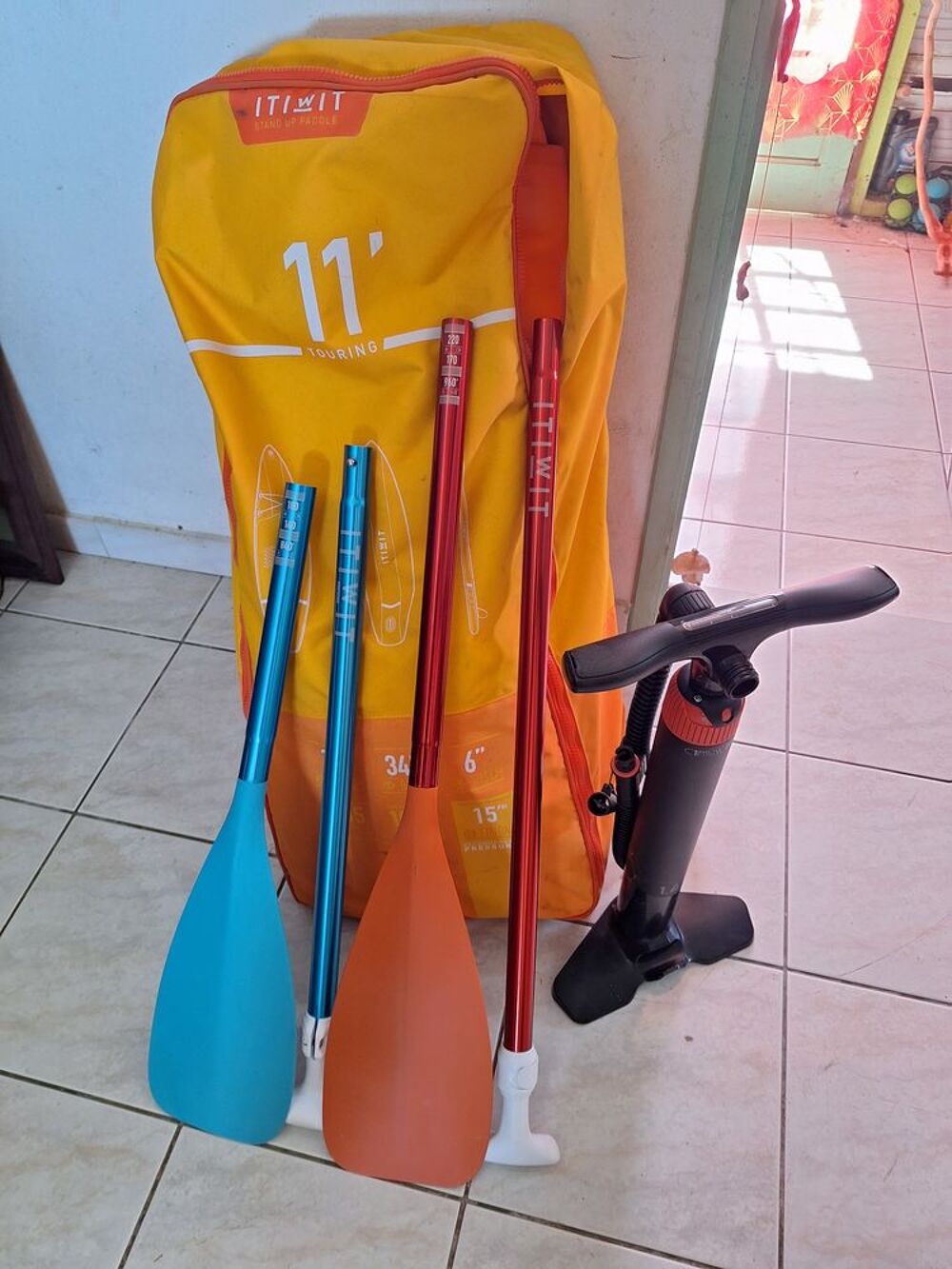 paddle itiwit 11"+accessoires Sports