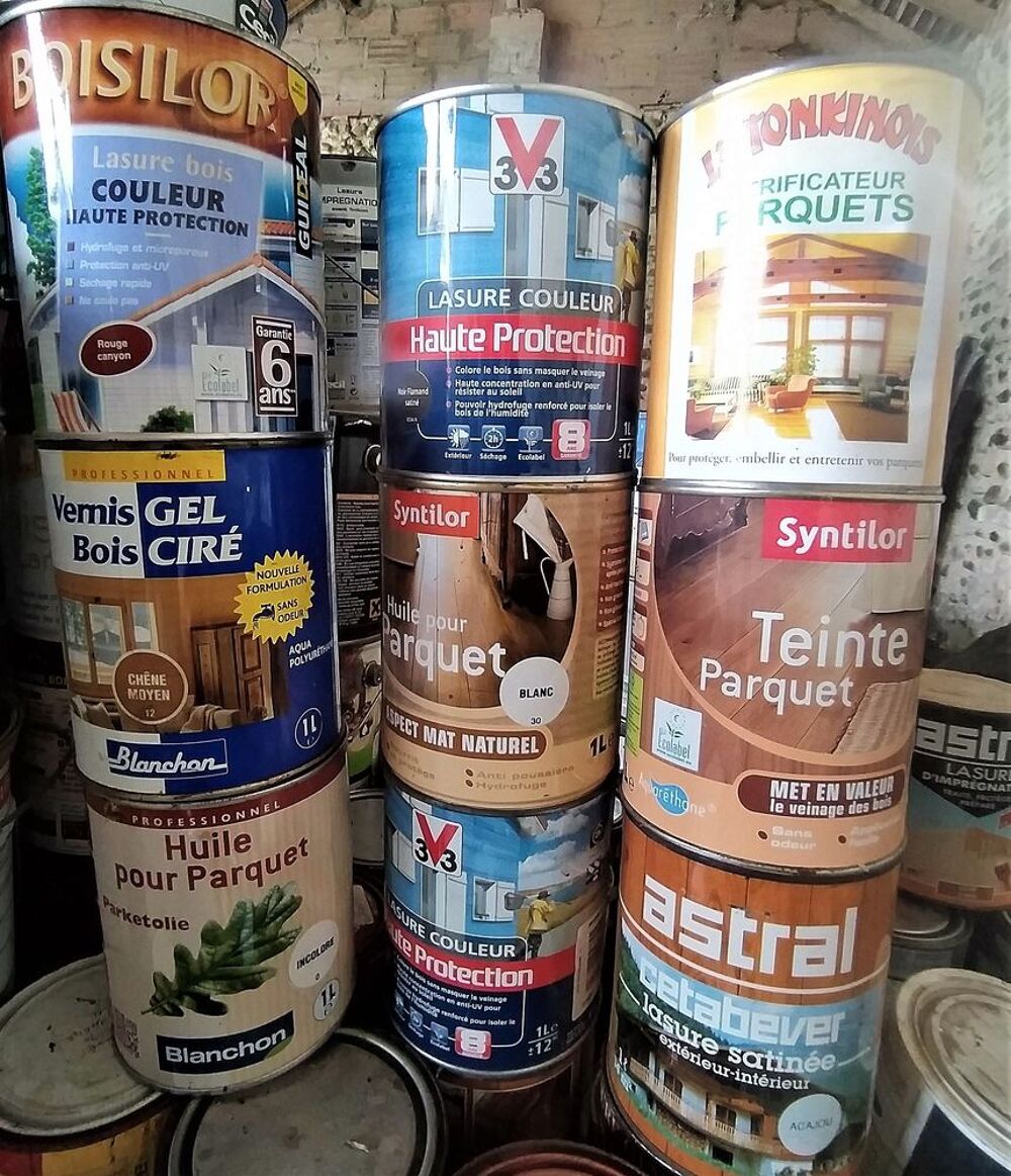 Lasure, vernis, huile, vitrificateur Bricolage
