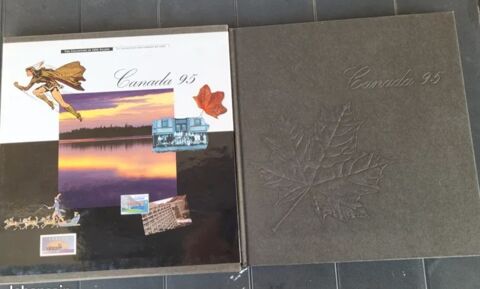 Collection des timbres du Canada 1995 en livret annuel 28 Briey (54)