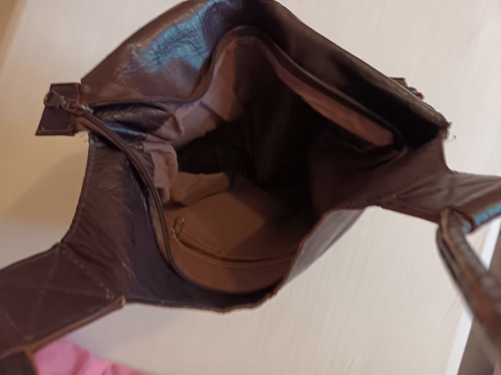 Sac &agrave; main en cuir Maroquinerie