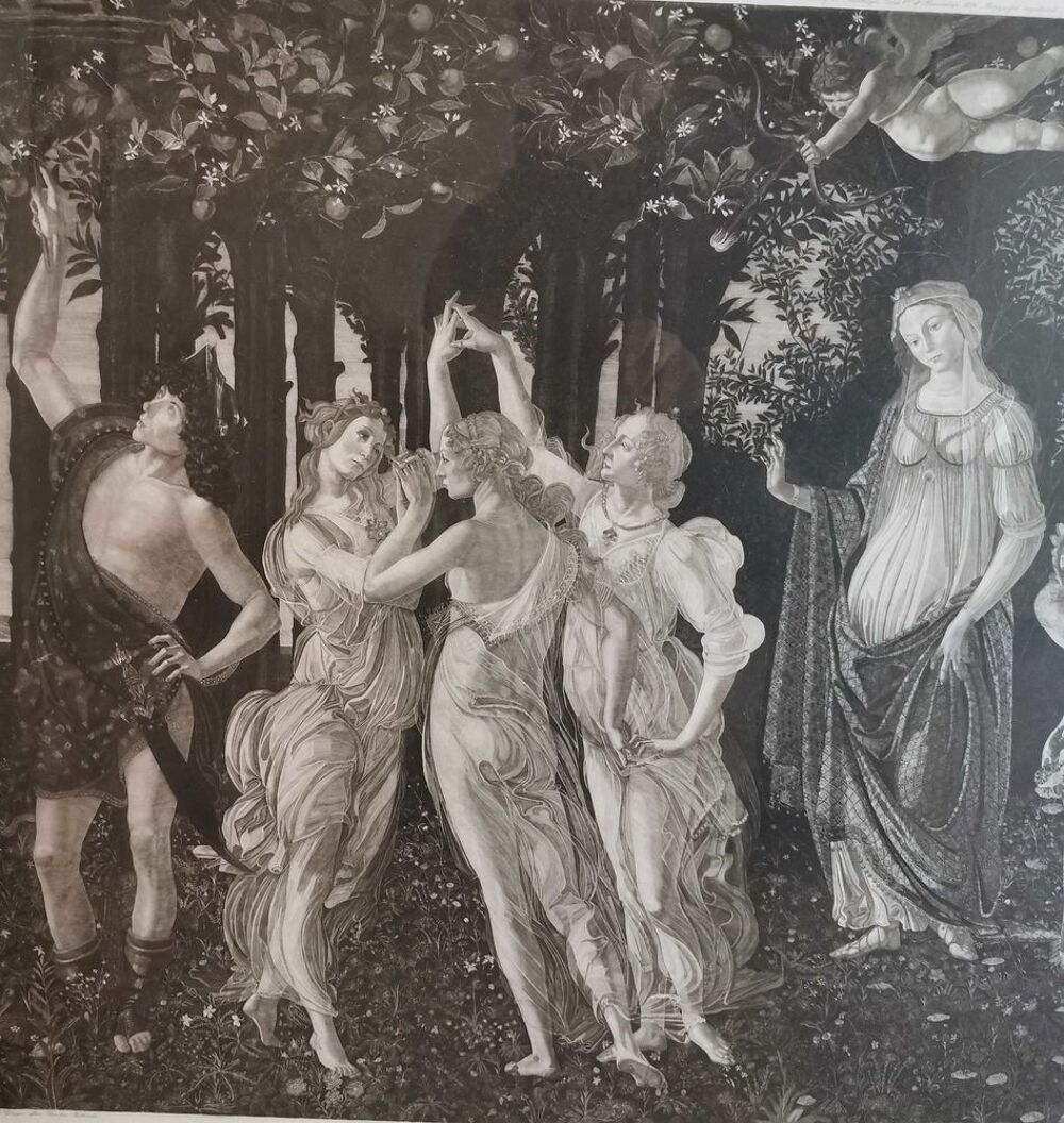 Gravure, Estampe, Eau-forte All&eacute;gorie du printemps Décoration