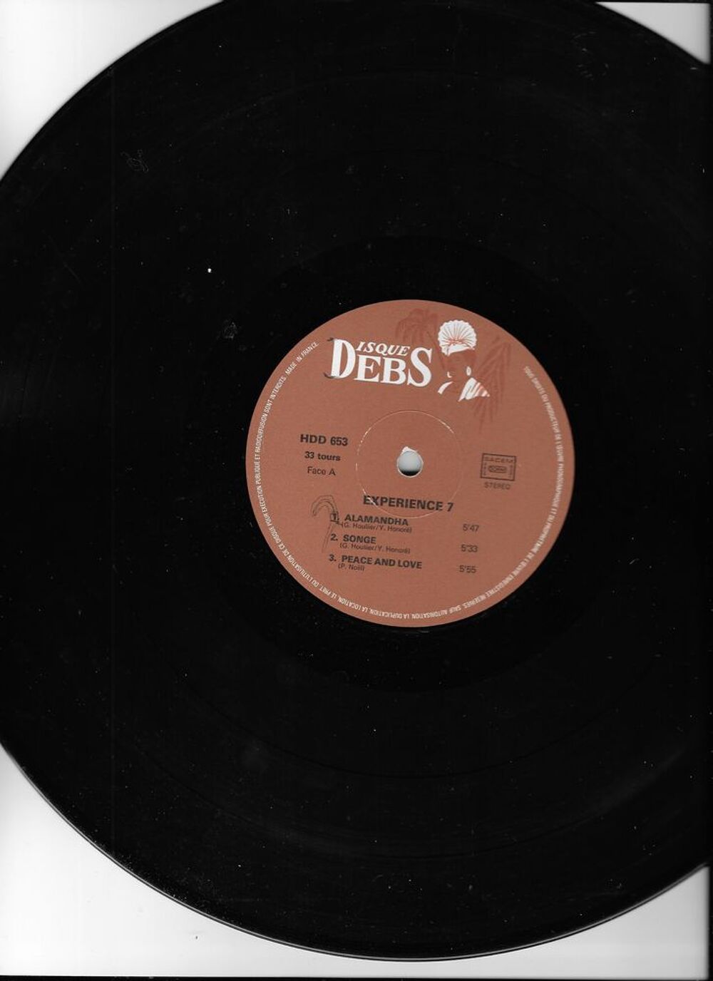Vinyle 33 T Experience 7 Alamandha CD et vinyles