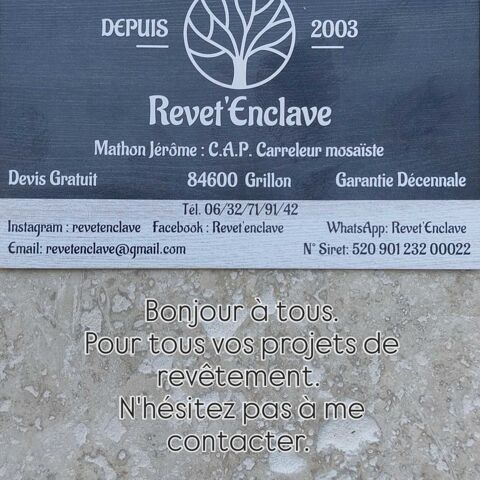 Carreleur 0 84600 Grillon