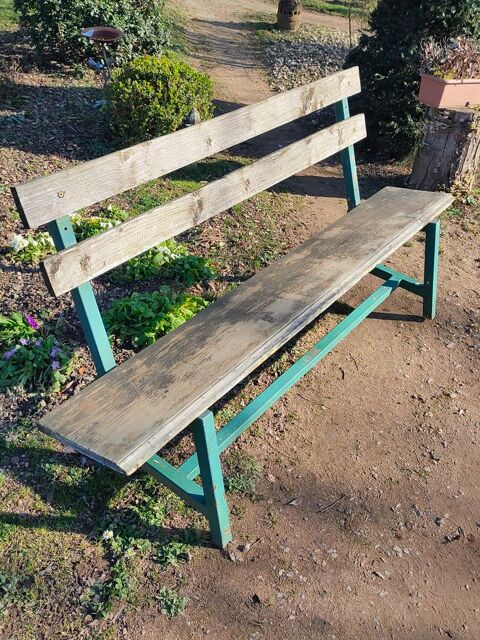 Ancien banc de jardin 80 Avermes (03)