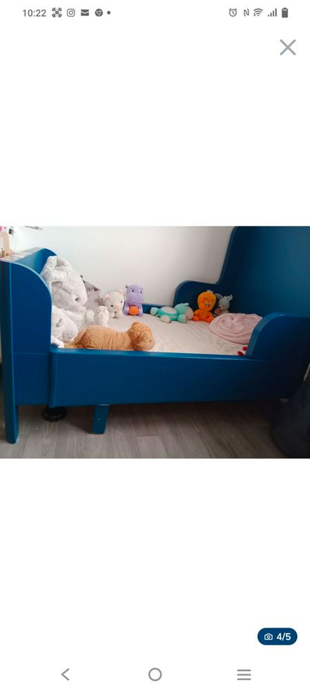 Chambre enfant Ikea bleu Meubles