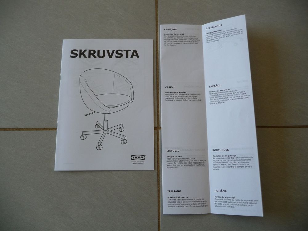 Chaise pivotante tissu gris Meubles