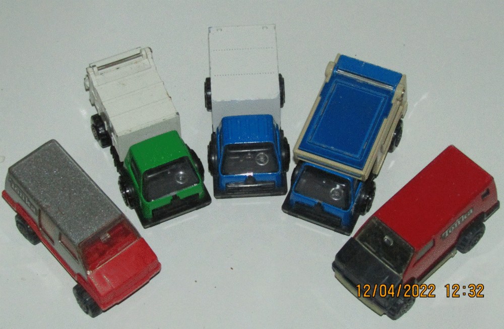 Lot de 14 voitures miniatures Tonka des ann&eacute;es 80 Jeux / jouets