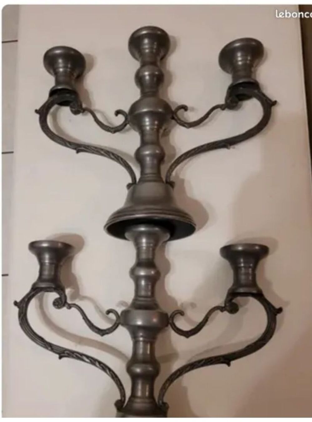 Chandeliers en &eacute;tain Décoration