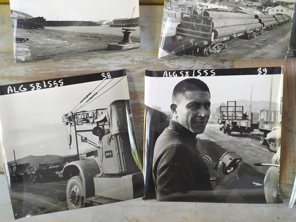  Lot 81 Photographies Alg&eacute;rie Chantier Construction 1957-58 