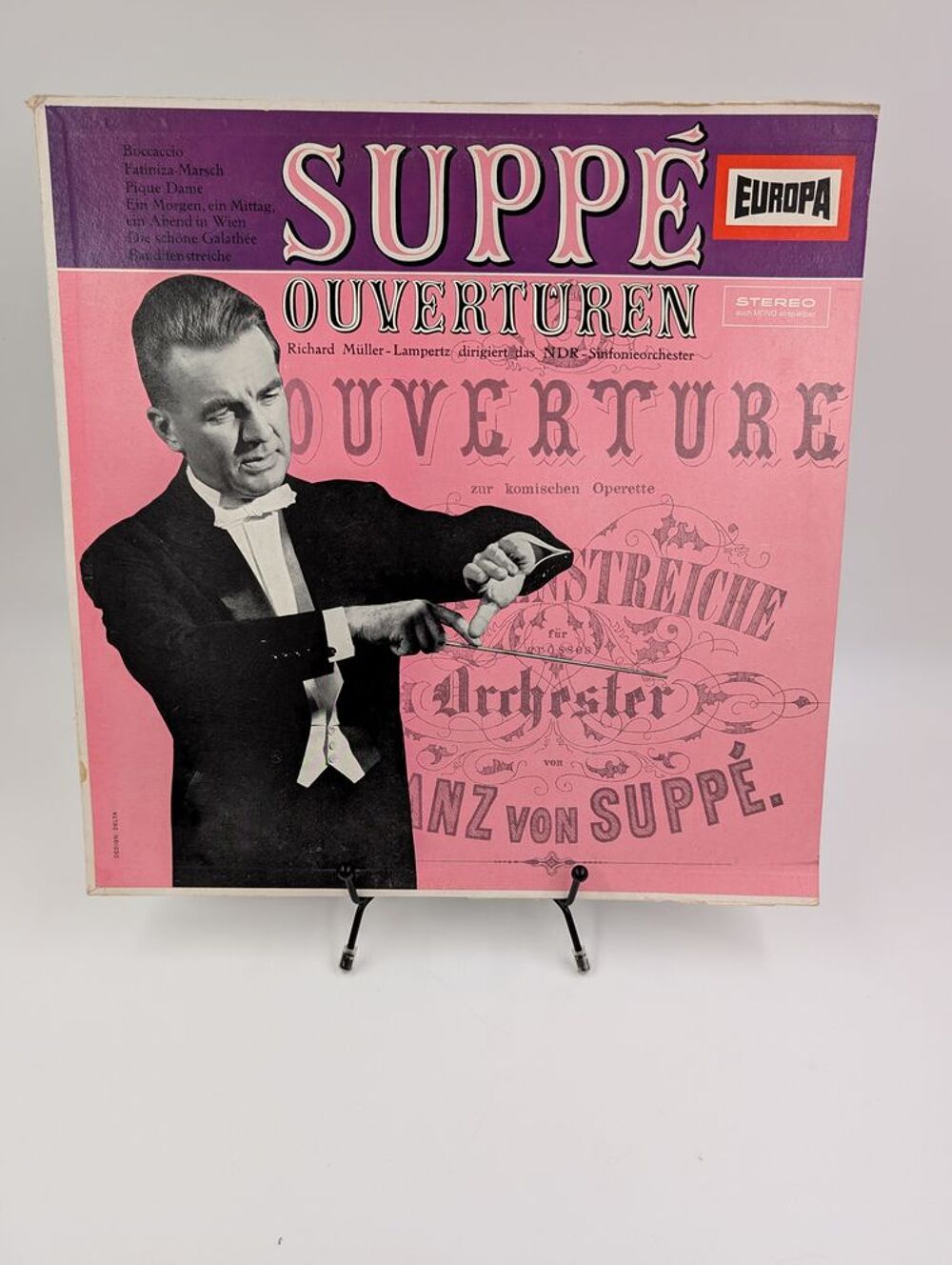 Vinyle 33 tours Supp&eacute; Ouverturen Richard M&uuml;ller, Lampertz... CD et vinyles