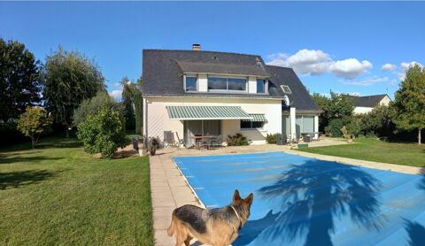   Villa 6 pi�ces avec piscine chauff�e � 13km Nord d'Angers Villa - 6 pi�ce(s) - 156 m�