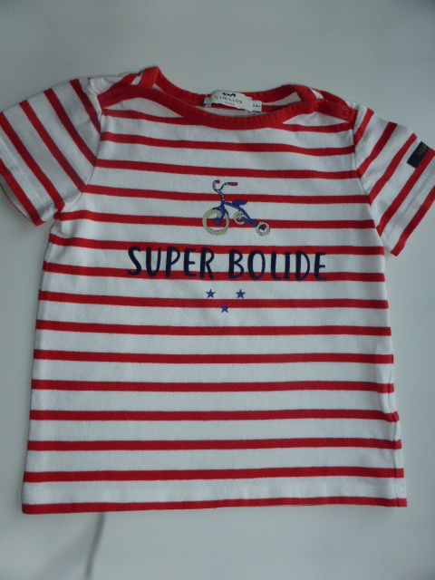 Cyrillus T-shirt rayé rouge blanc 2 ans  5 Rueil-Malmaison (92)