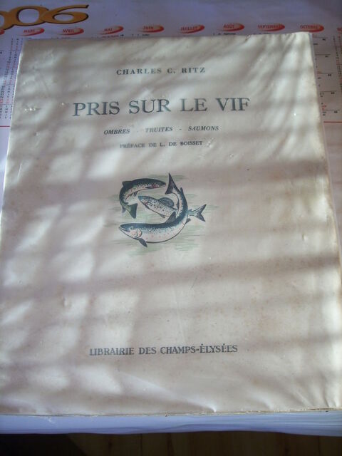 Livre de Pche    PRIS SUR LE VIF  de Charles RITZ de 1953 0 Bziers (34)