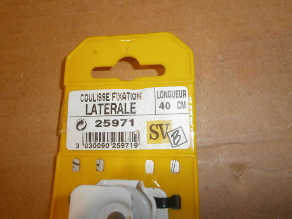 Rails pour tiroir coulissants &agrave; fixation lat&eacute;rale de 40cm Bricolage