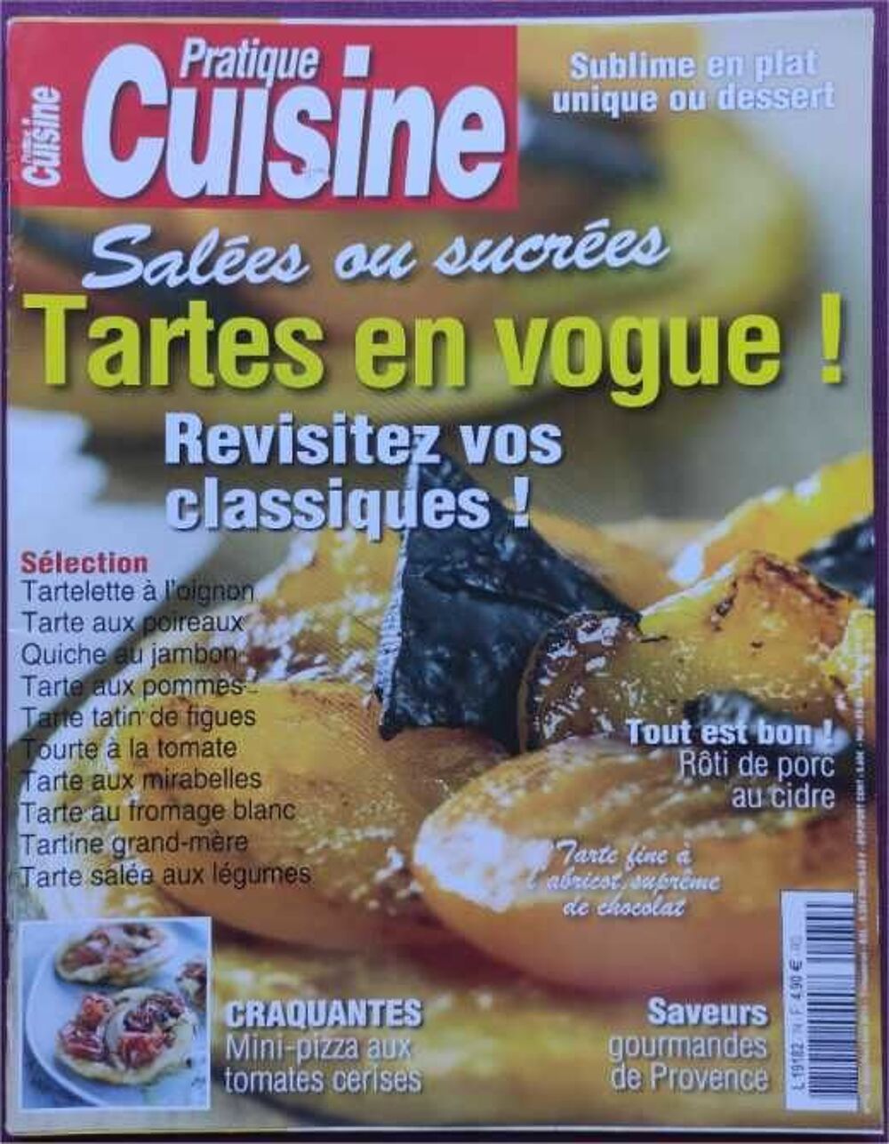 Lot 9 anciens magazines cuisine Livres et BD