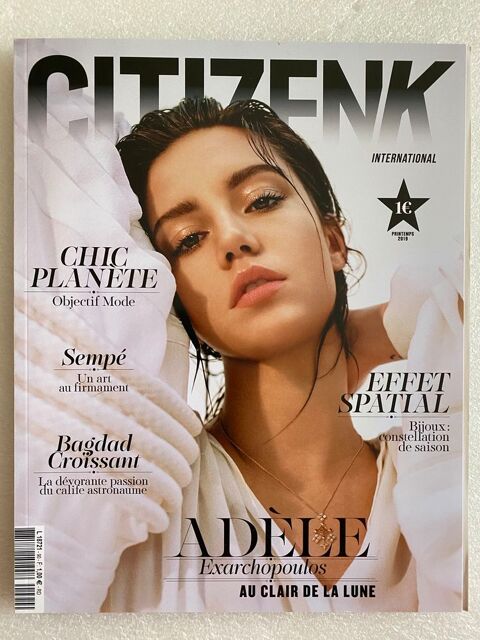 Magazine CITIZEN K Nº 90 ADELE EXARCHOPOULOS PRINTEMPS 2019  10 Joué-lès-Tours (37)