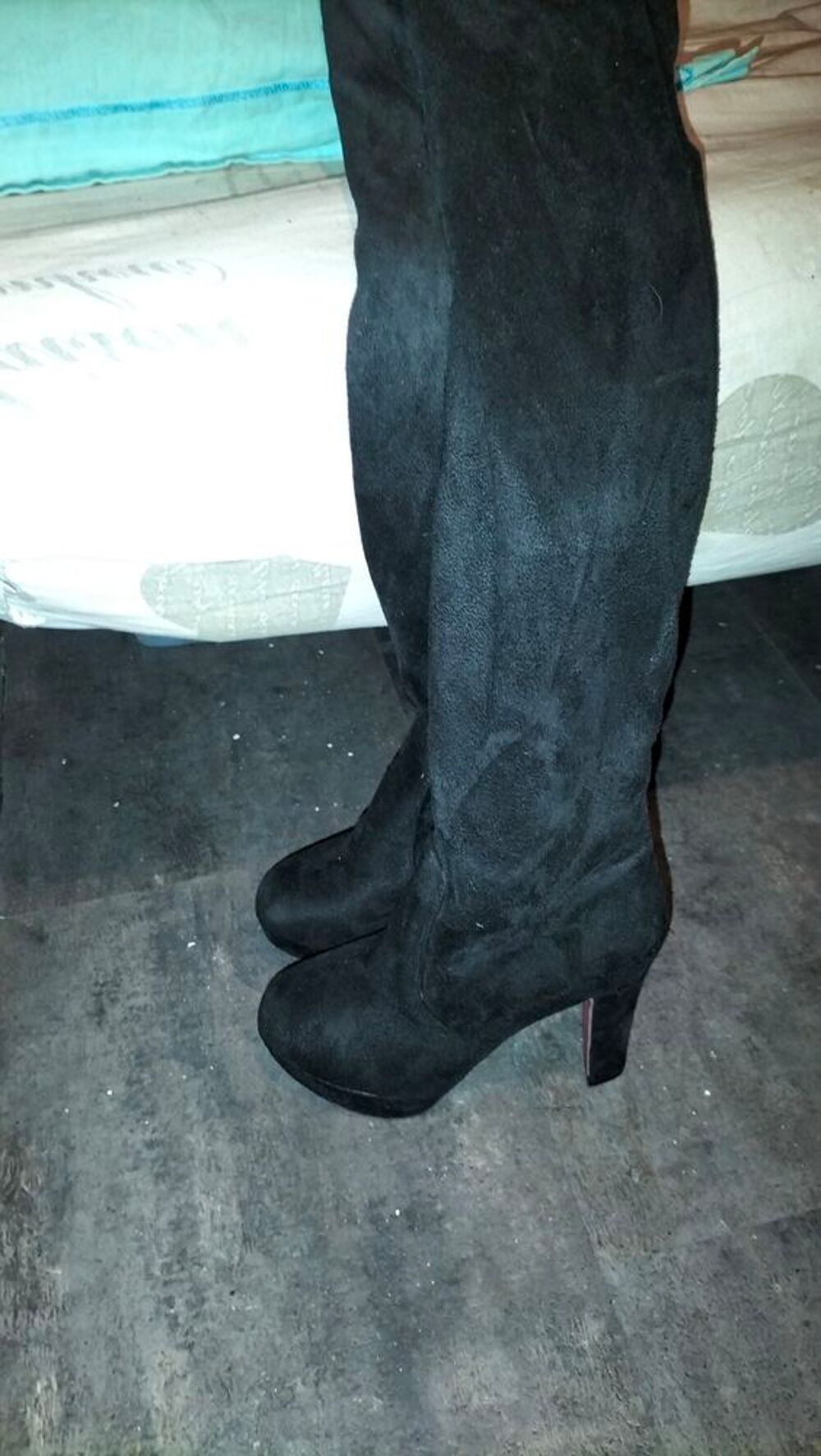 Bottes cuissardes pointure 38 tr&egrave;s bon &eacute;tat Chaussures