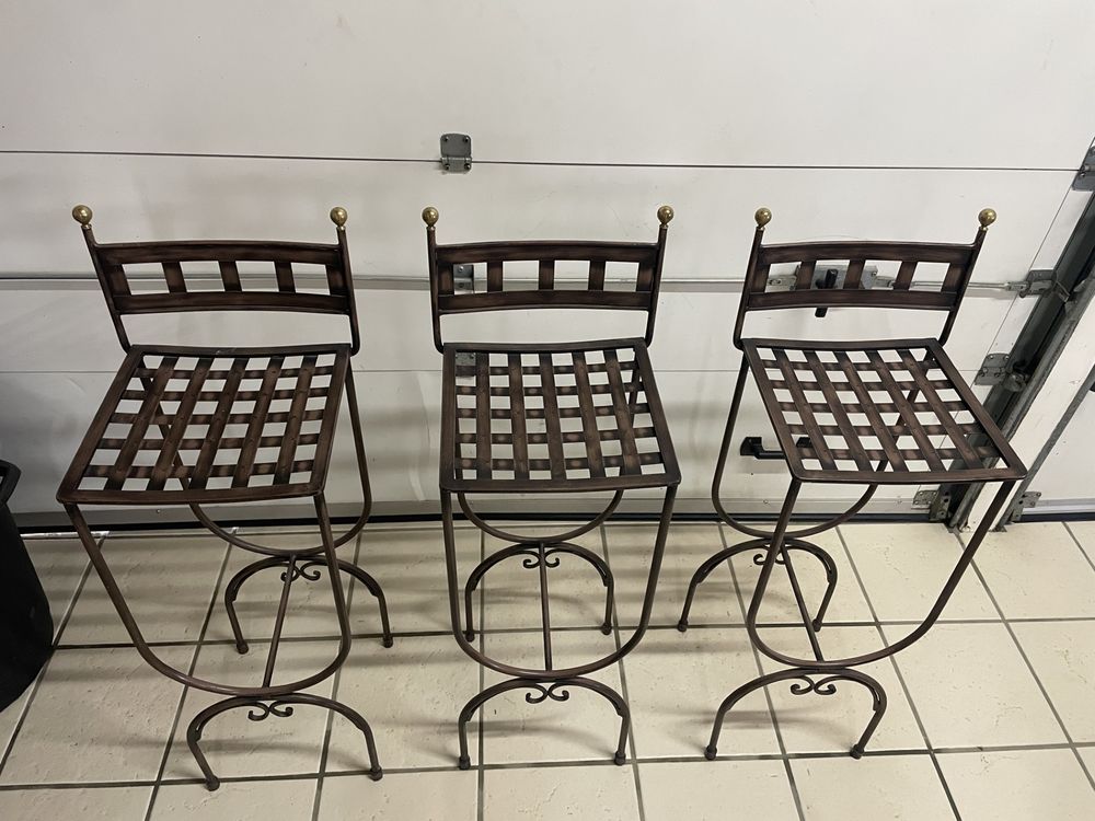 LOT 3 TABOURETS DE BAR Meubles