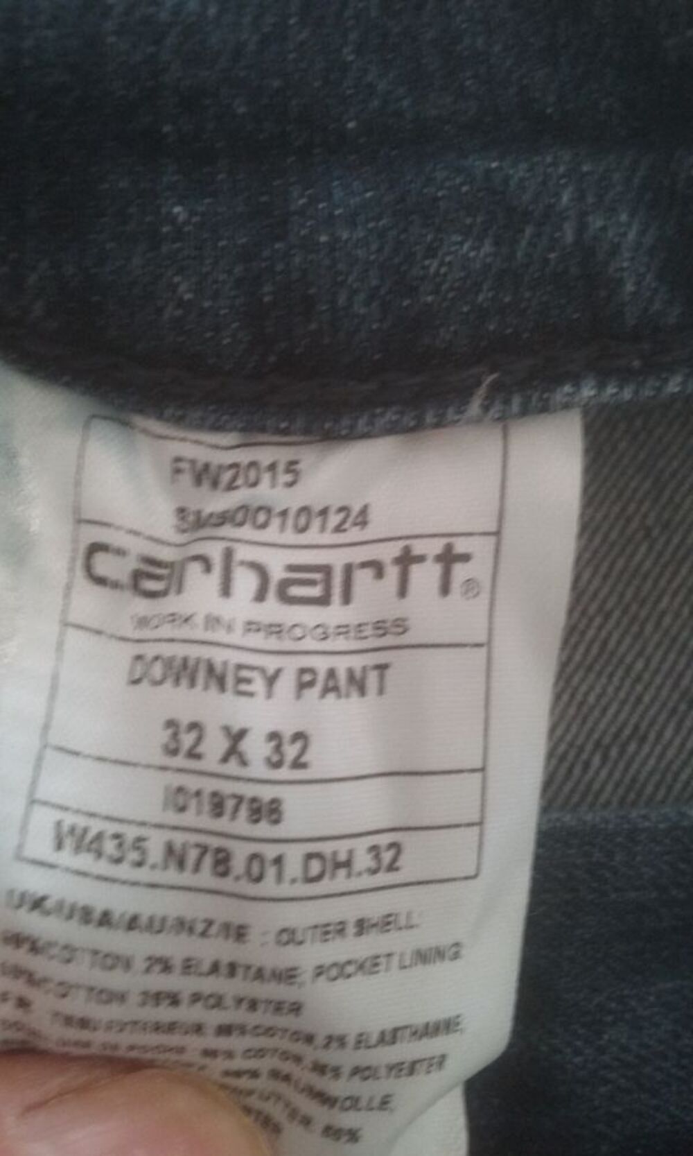 jeans carhartt 32 x 32 Vtements