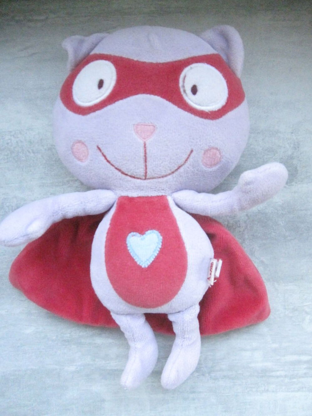 Chat super hero cape dpam rose 21cm Jeux / jouets