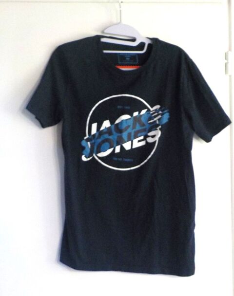 TEE-SHIRT JACK & JONES BLEU MARINE TAILLE S 3 Bubry (56)
