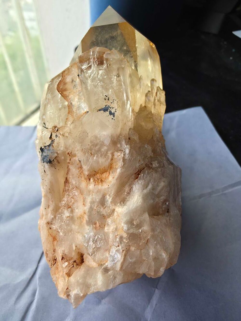 Sp&eacute;cimen Rare : Citrine Naturelle Brute de Kolwezi(Congo)-421g 