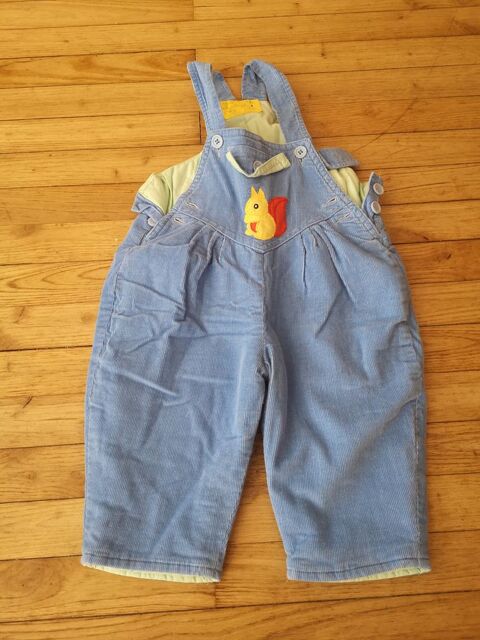 F 9 (5) - 6 mois - Salopette bleu  C & A  2 Paris 13 (75)