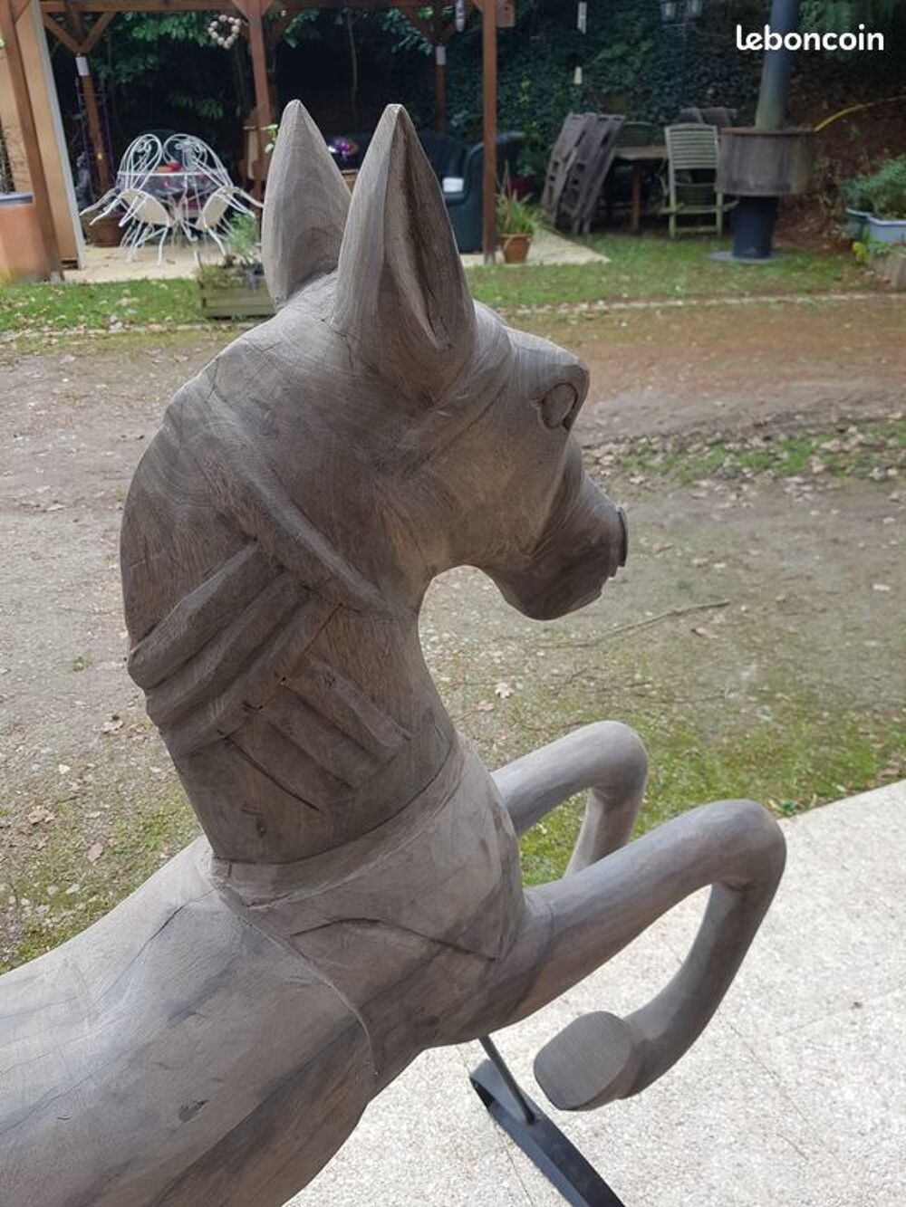 Cheval bois d&eacute;coration Décoration