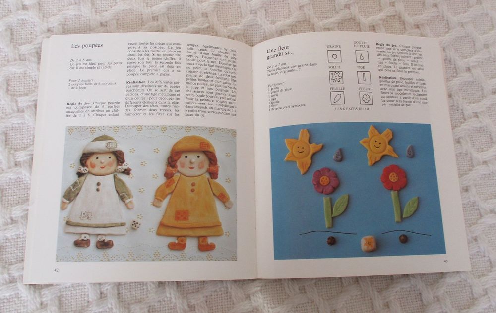 LIVRE JEUX EDUCATIFS EN PATE A SEL Livres et BD