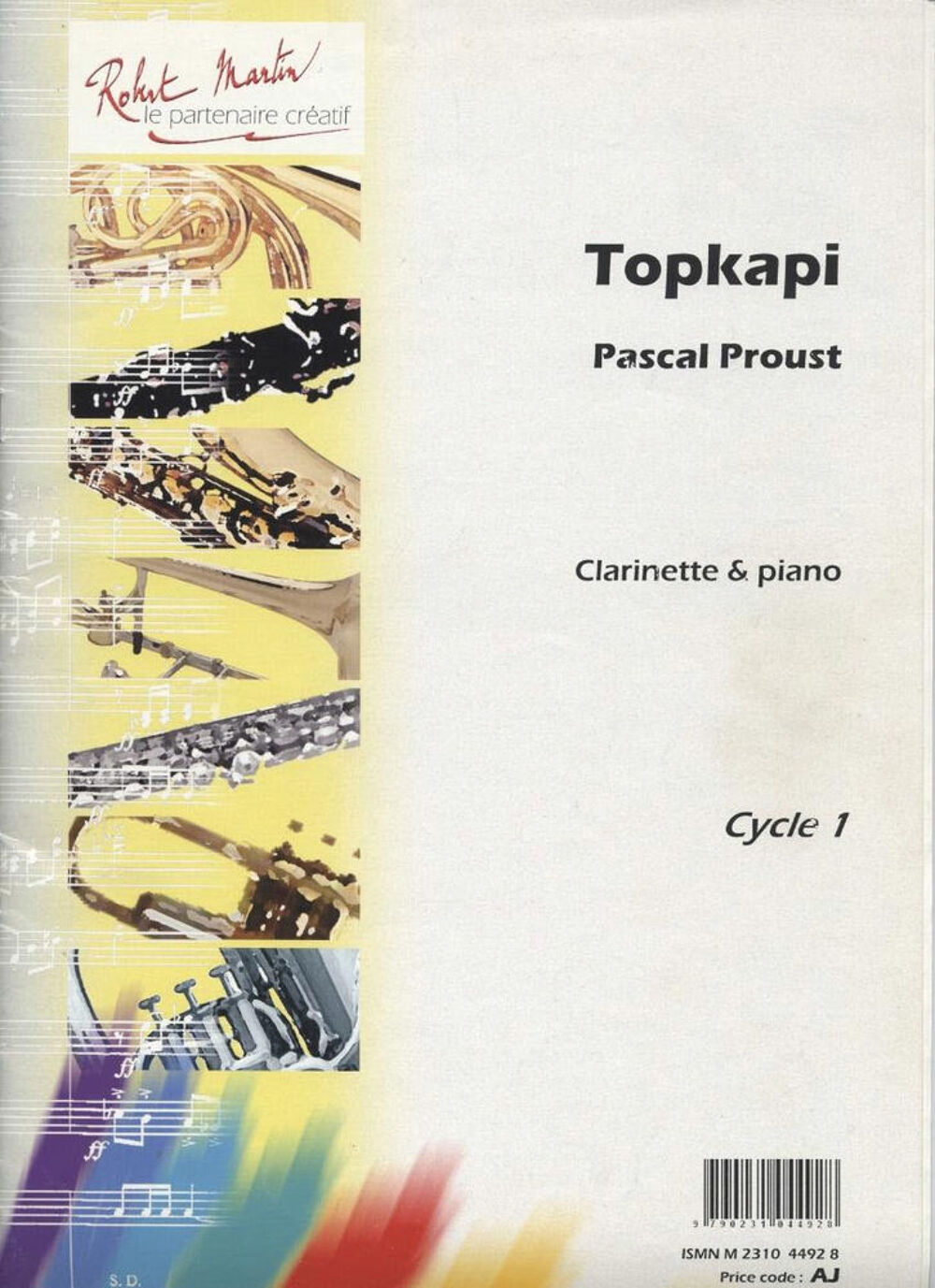 Pascal Proust - Topkapi - Clarinette Livres et BD