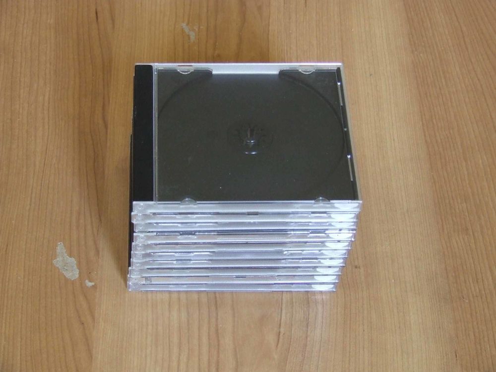 10 bo&icirc;tiers de CD, DVD, Blu Ray pour 1&nbsp;Disque, TBE CD et vinyles