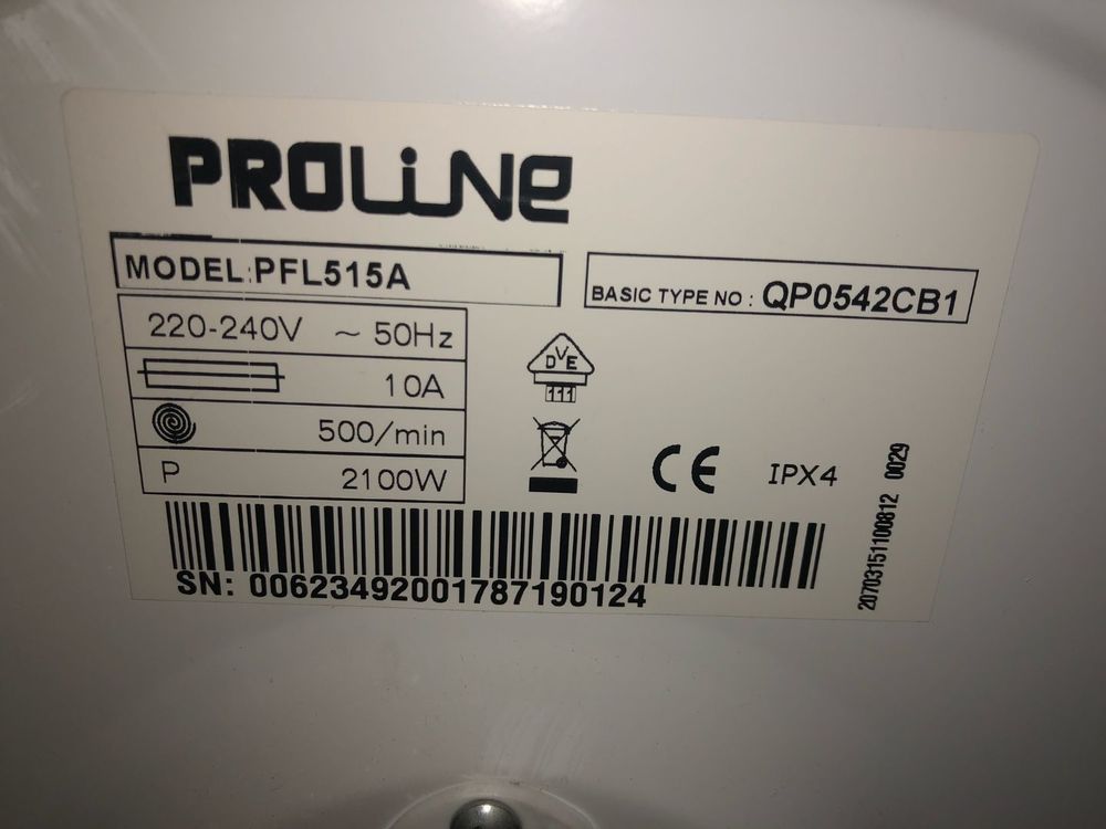 LAVE LINGE PROLINE Electroménager