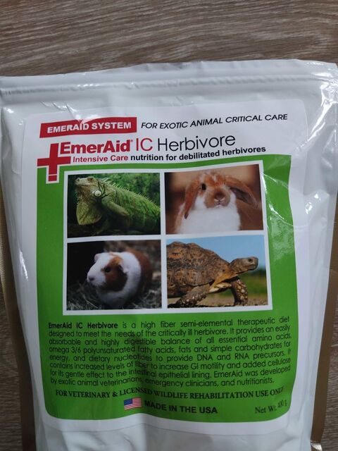 Complment alimentaire EmerAid herbivores rongeurs, cochon d'Inde, lapin, reptiles herbivores 92300 Levallois-perret