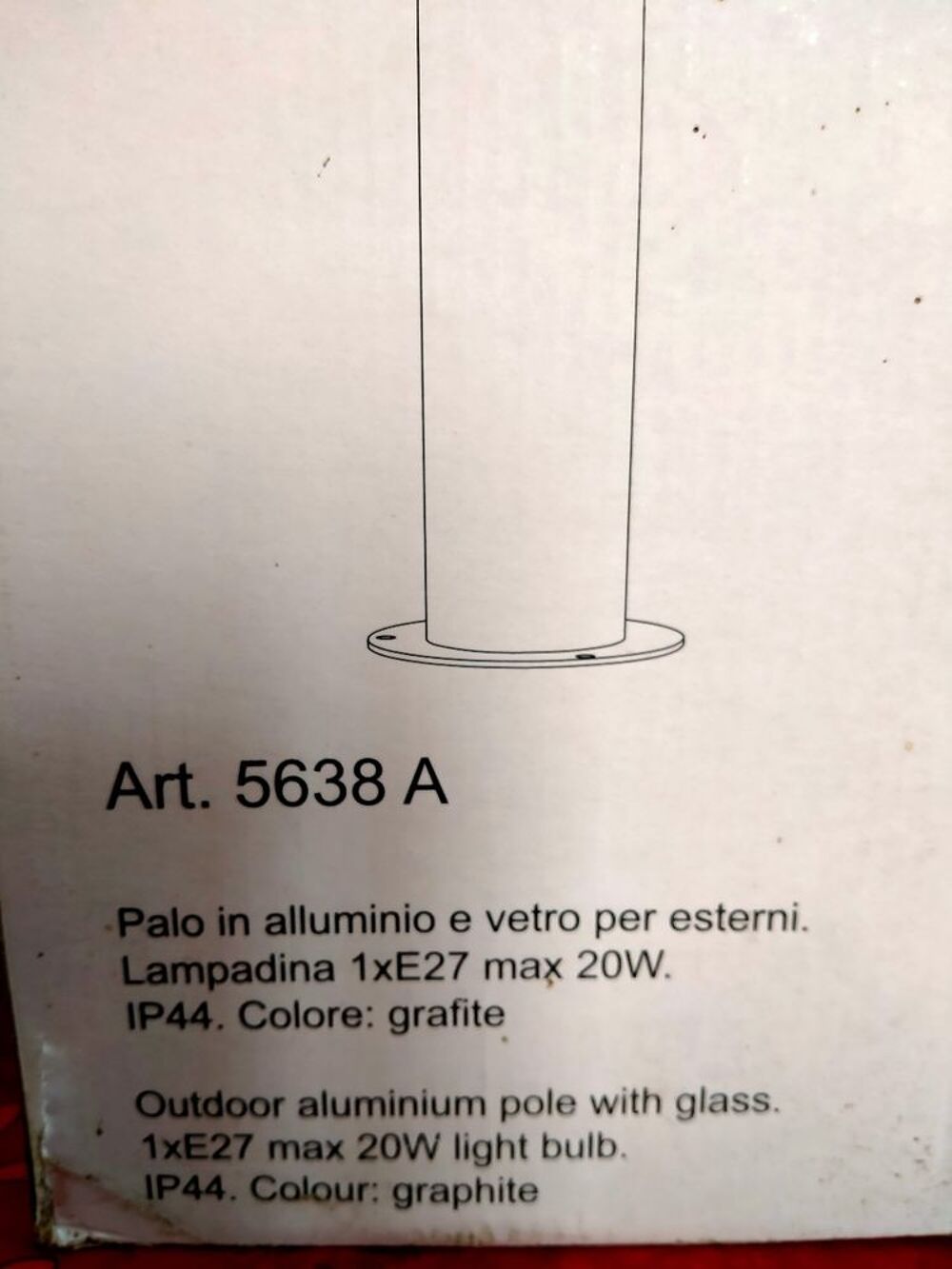 4 luminaires ext&eacute;rieur aluminium Dcoration