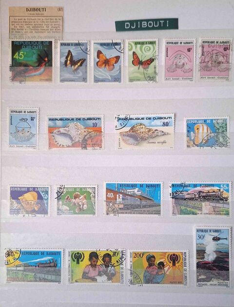 S�rie de timbres de collection de Djibouti 70 Gap (05)