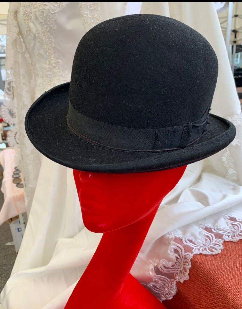 chapeau melon ancien Maroquinerie