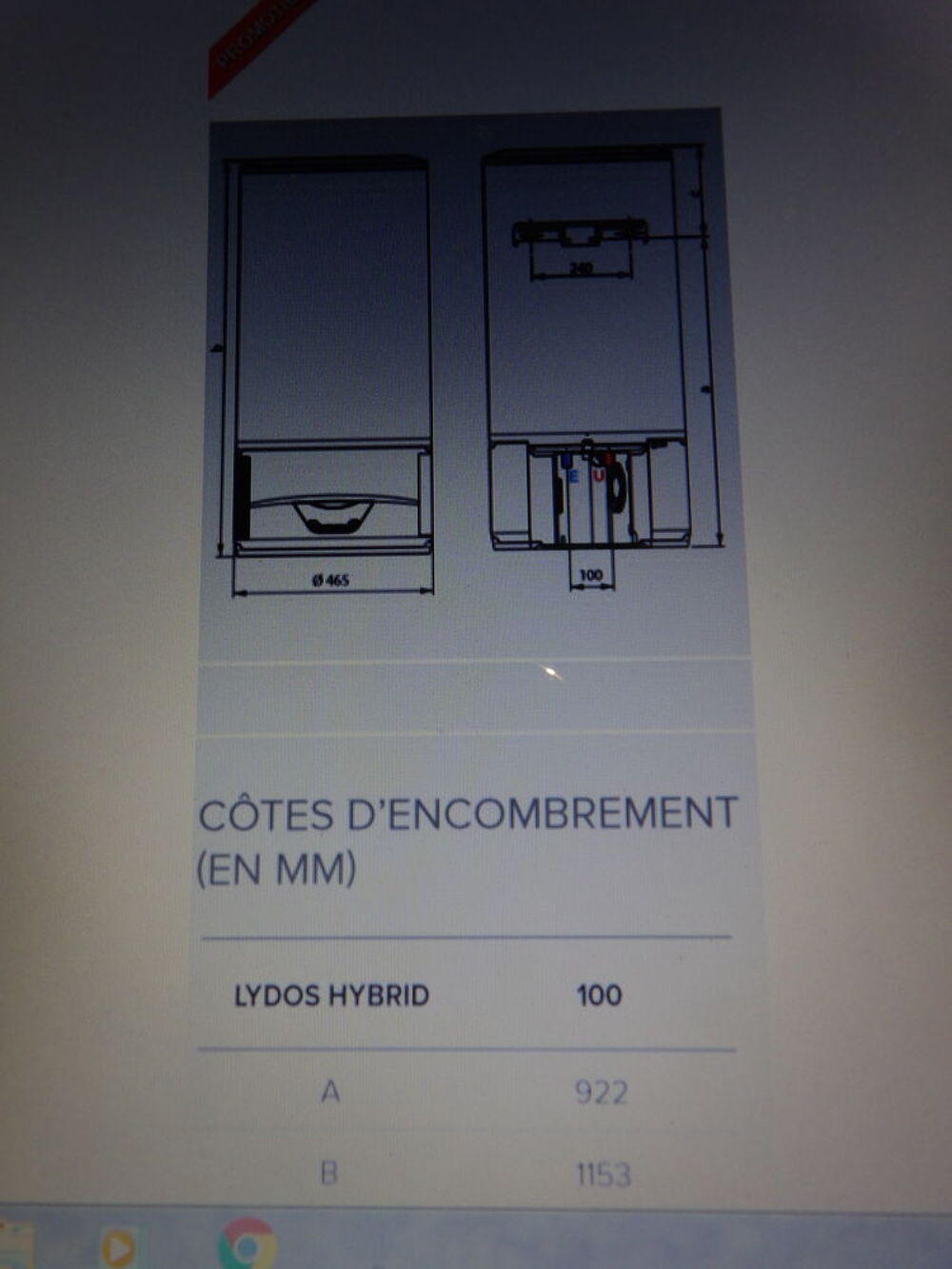 chauffeau thermodynamique d'ariston 100l Bricolage