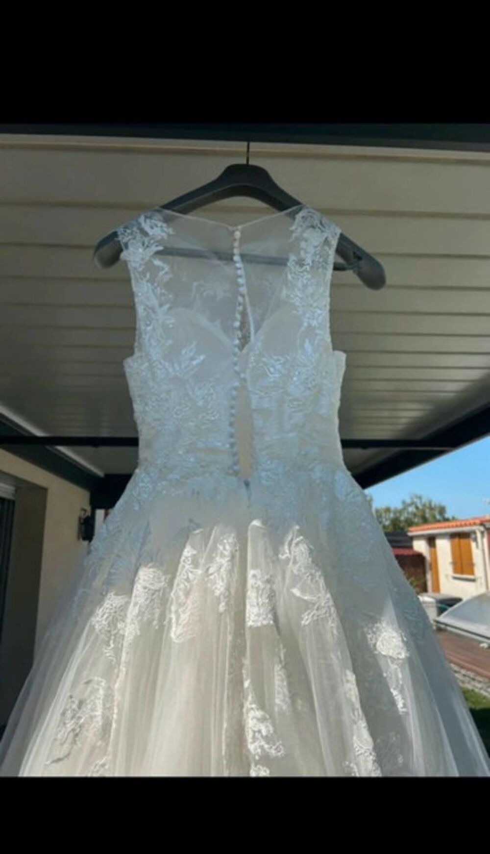 robe de mariee avec jupon et voile neuve taille 36 Vêtements