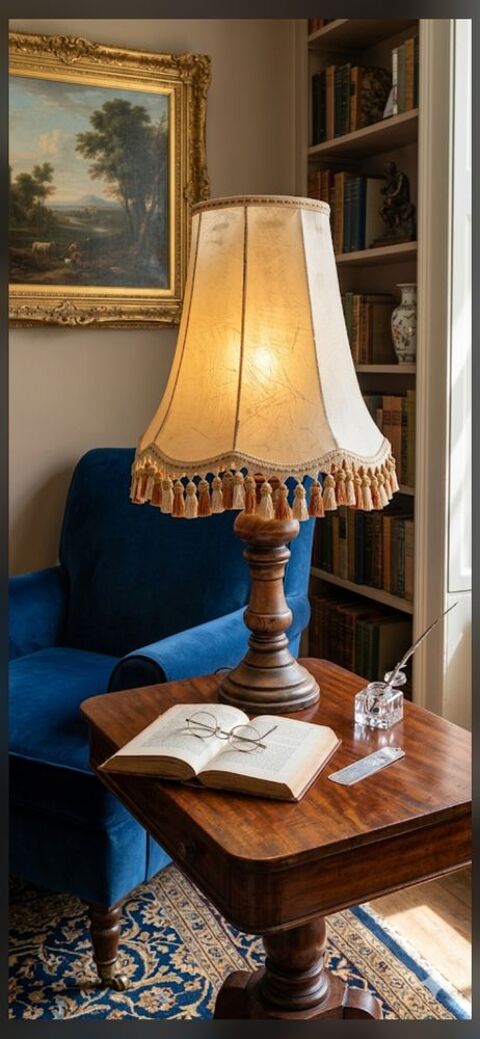 Grande lampe ancienne sur pied
45 Annebault (14)