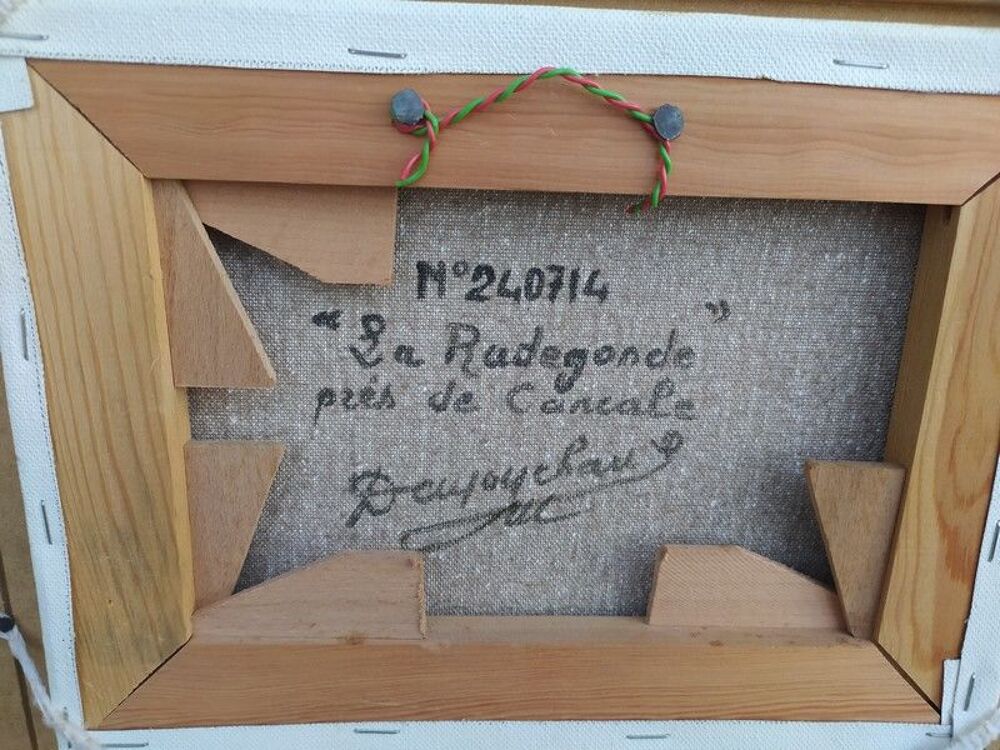 Tableau Paysage La Radegonde Cancale Andr&eacute;e Demonchaux Décoration