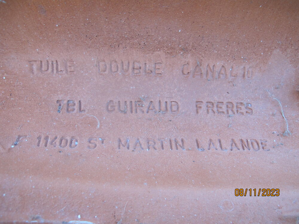 Tuiles double canal DLC10 Guiraud Fr&egrave;res Bricolage