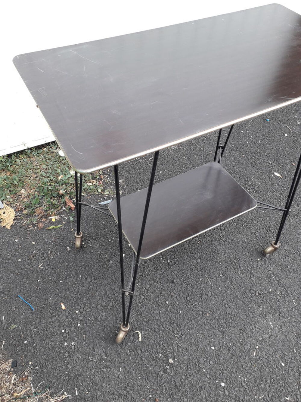 Table t&eacute;l&eacute; vintage Meubles