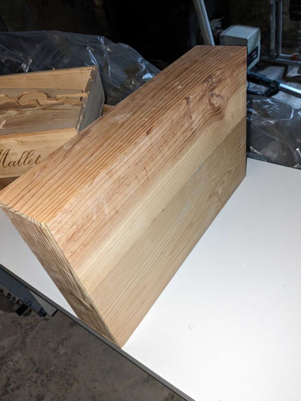 bo&icirc;te en bois, caisse &agrave; vin Décoration