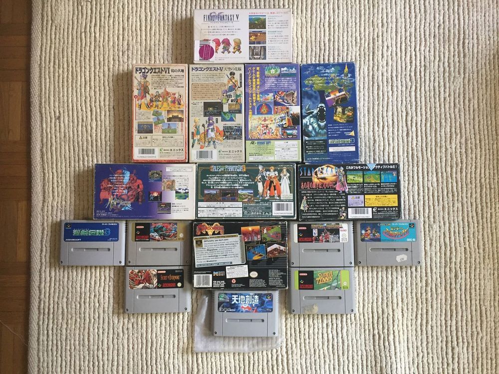 RETROGAMING - LOT 9 COLLECTION SUPER FAMICOM
Consoles et jeux vidéos
