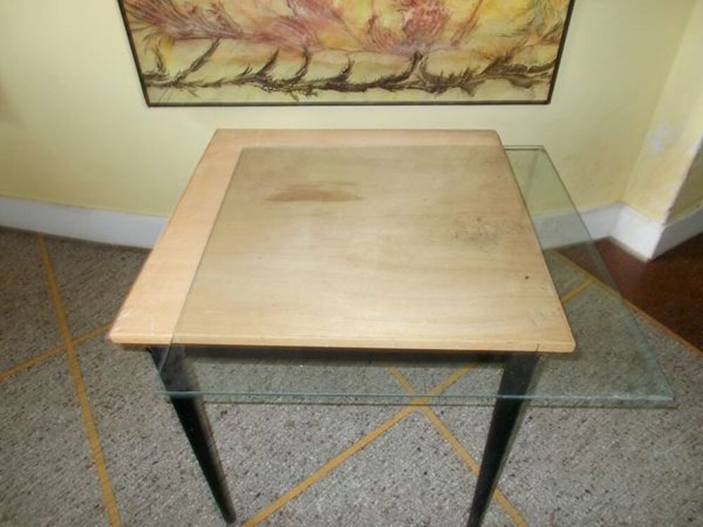 table "cadre photo" atypique, originale en bois et verre Meubles