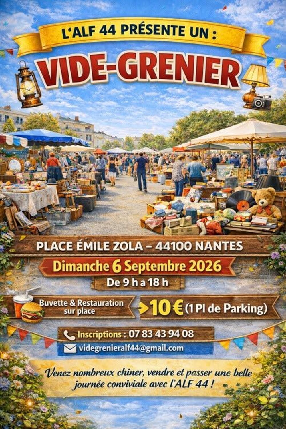 Vide-Grenier Nantes Vide grenier, marché aux puces, braderie