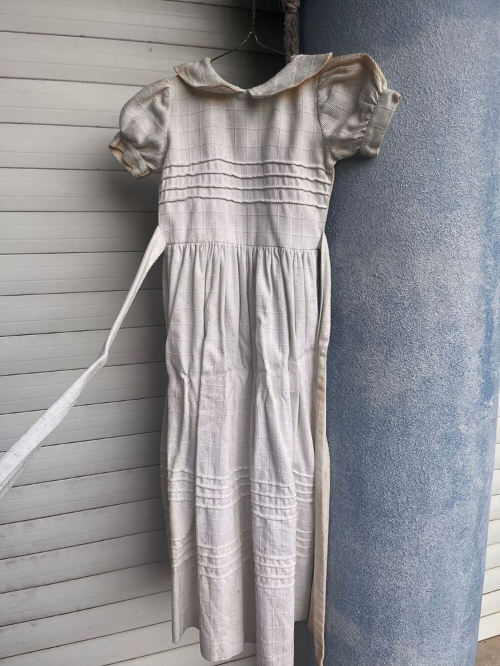 Robe de communion fille 8/10 ans coton Vêtements